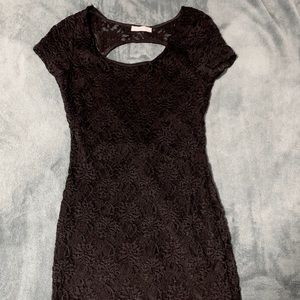 Elegant Black Lace Dress